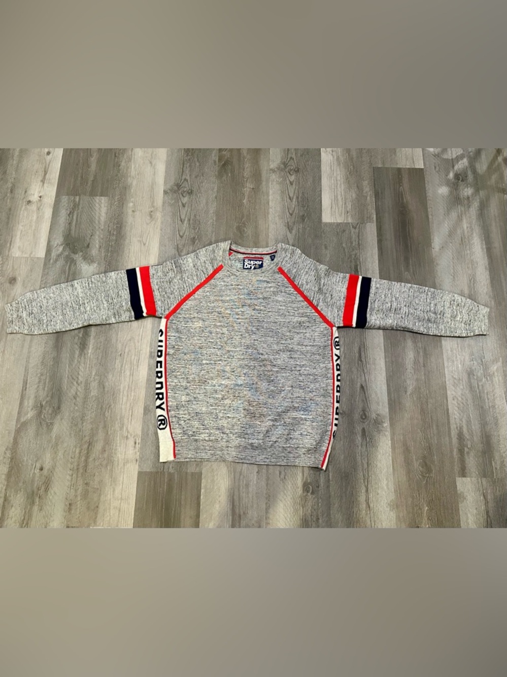 Superdry Heather Gray Crewneck Sweater